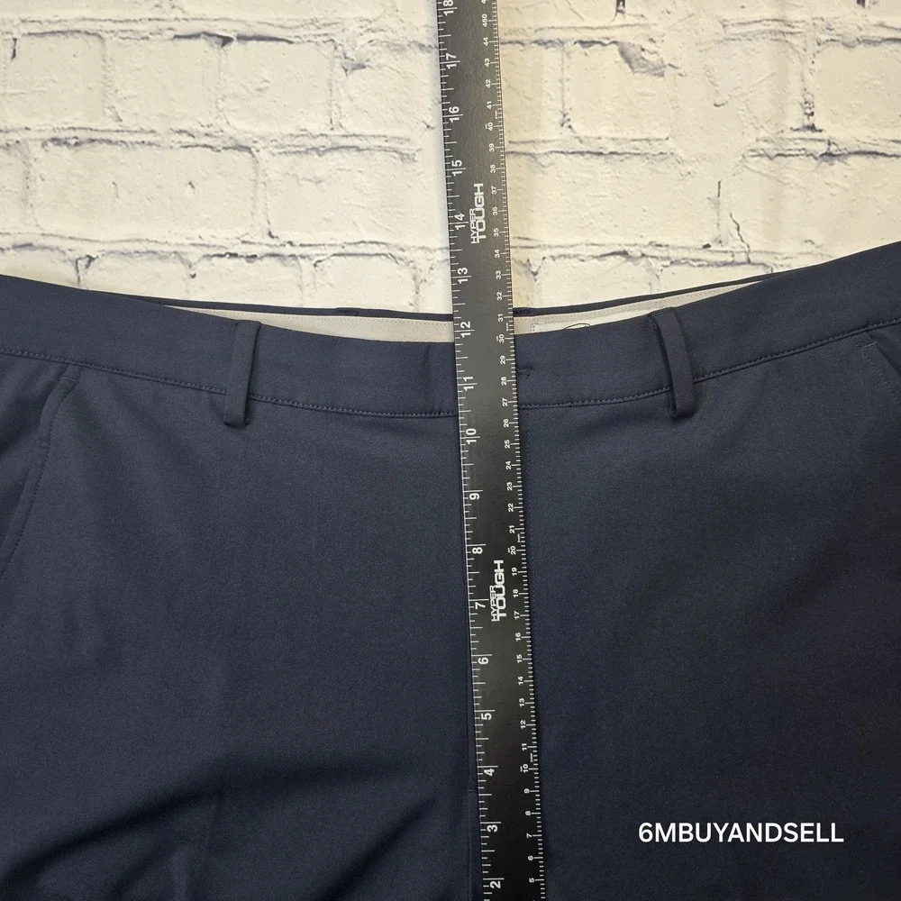 Greg Norman Mens‎ Navy Blue Performance Stretch Golf Pants 36x32 Wicking Comfort